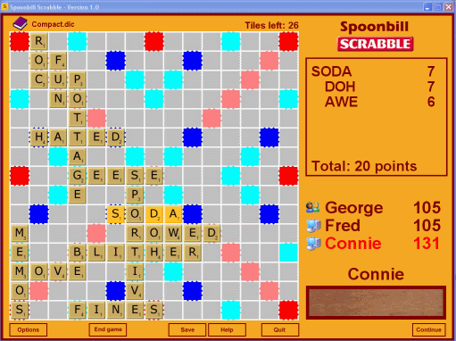 spoonbill scrabble