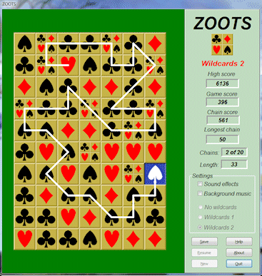 Zoots screen shot